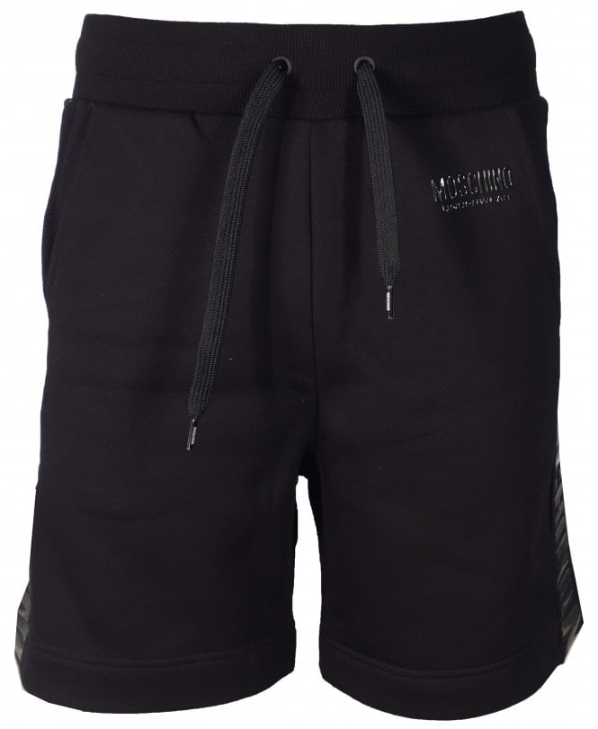 Moschino Shorts Tonal Applique Logo Leg