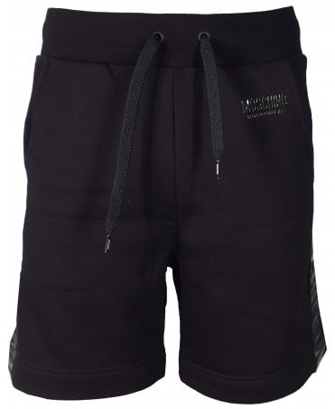 Moschino Shorts Tonal Applique Logo Leg