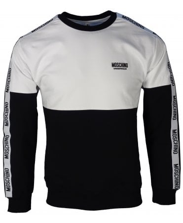 Moschino Sweat Panel Body Tape Logo Arm