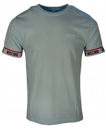 Moschino T-shirt Logo Tape Sleeve Bands