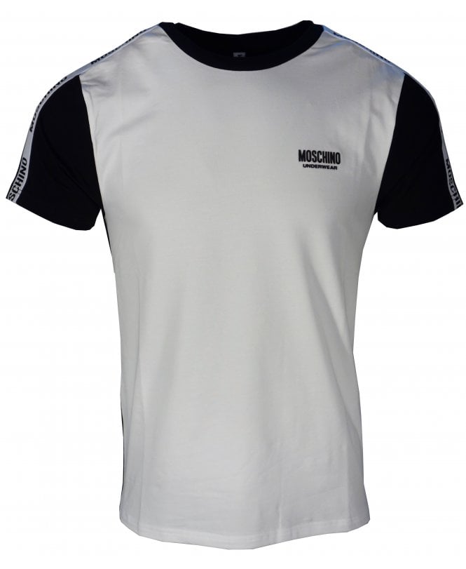 Moschino T-shirt Panel Body Tape Logo