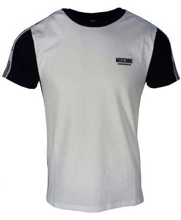 Moschino T-shirt Panel Body Tape Logo