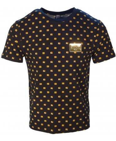 Moschino T-shirt Swim Allover Print Logo