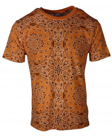 Moschino T-shirt Swim Paisley Logo Print