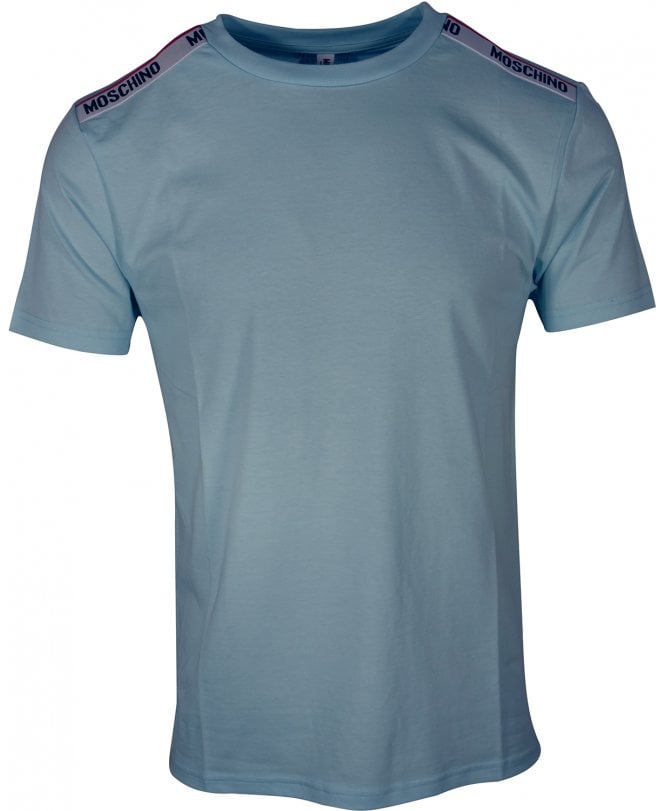 Moschino T-shirt Tape Logo Shoulders