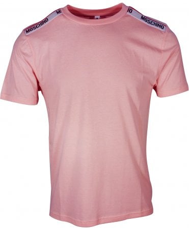Moschino T-shirt Tape Logo Shoulders