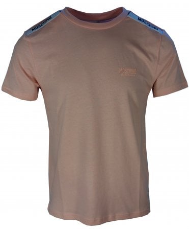 Moschino T-shirt Tape Logo Shoulders