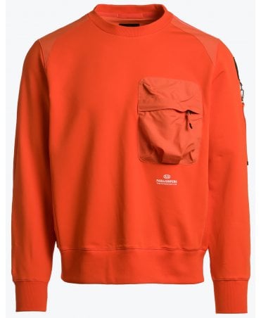 Parajumper Top Canvas Trim Logo Sleeve