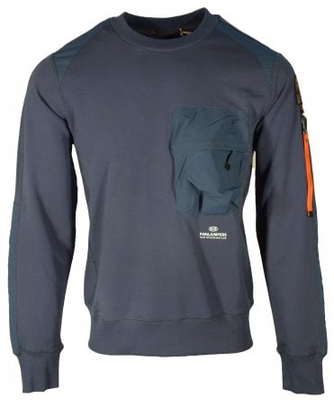 Parajumper Top Canvas Trim Logo Sleeve