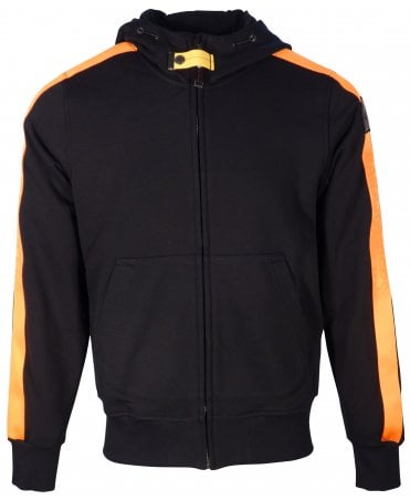 Parajumpers Hoodie Zip Up Tape Logo Trim