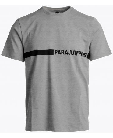 Parajumpers T-shirt Stripe/logo Chest