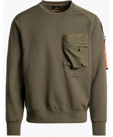 Parajumpers Top Canvas Trim Logo Sleeve