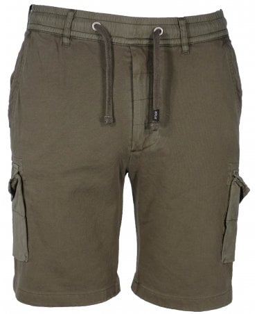 Replay Shorts Cargo Washed Sweat/canvas