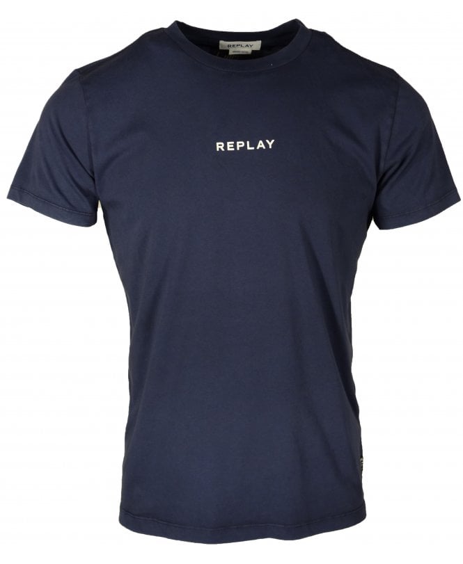 Replay T-shirt Organic Cotton Logo Front