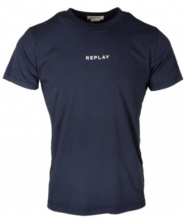 Replay T-shirt Organic Cotton Logo Front