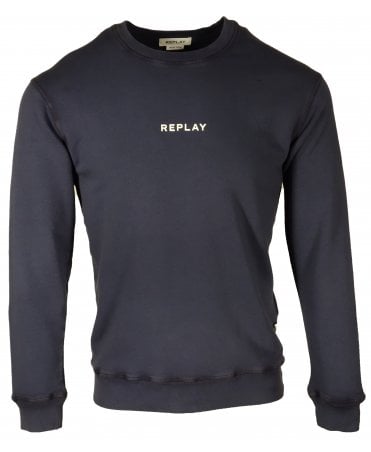 Replay Top Organic Cotton Logo Front