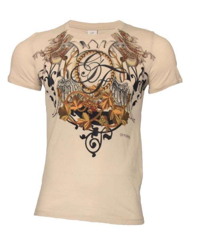G F Ferre Stretch Cotton Crew Neck T-shirt