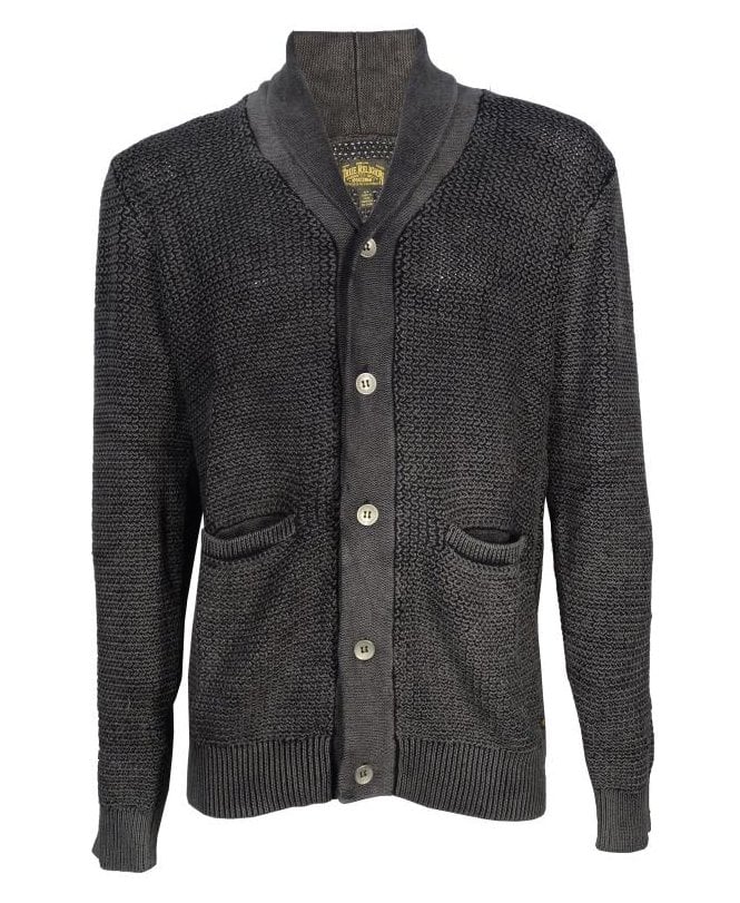 True Religion Knit Cardi Shawl Neck