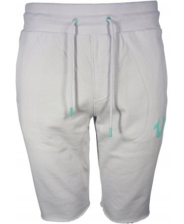 True Religion Shorts Raw Hem Logo Leg