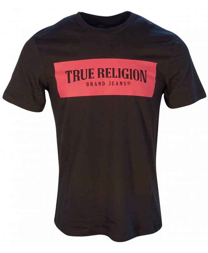 True Religion T-shirt Box Logo Front