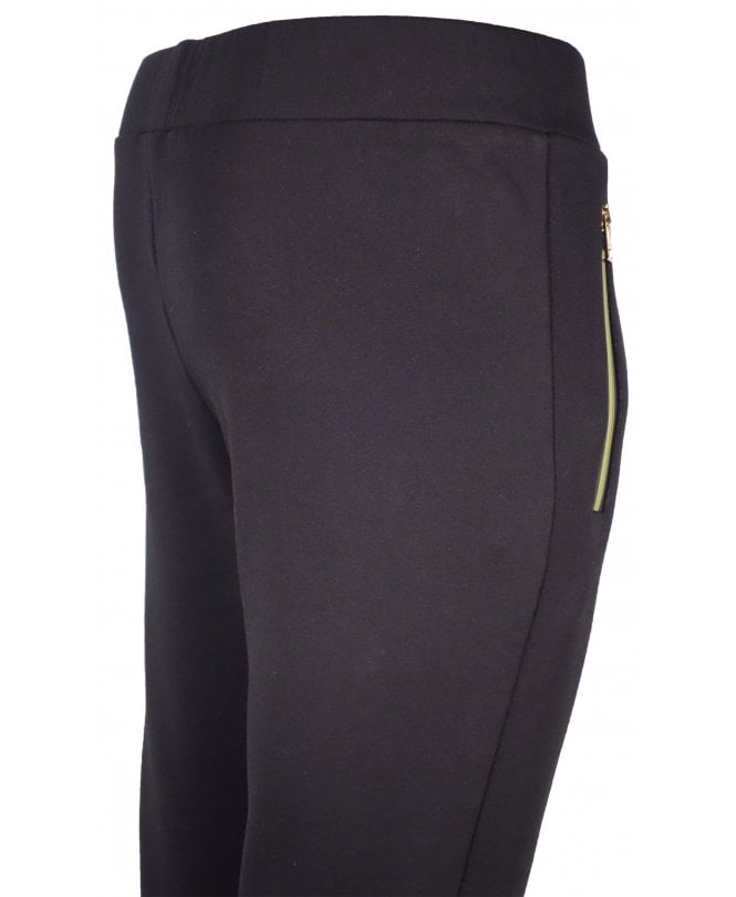 Versace Bottoms Gold Trim Ankle Logo