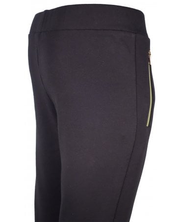 Versace Bottoms Gold Trim Ankle Logo