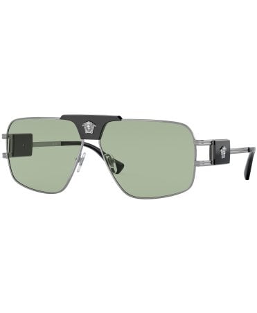 Versace Sunglasses Metal Logo Front/side