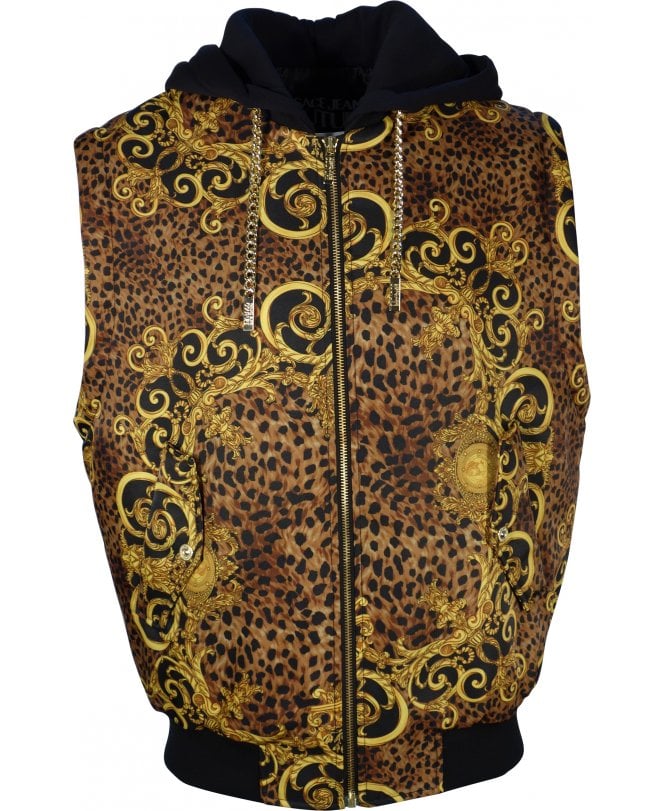 Versace Jeans Couture Versace Vjc Gilet Leo Baroque Print