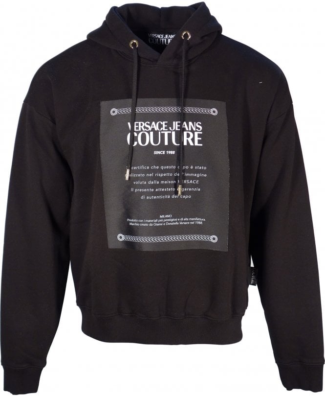 Versace Jeans Couture Versace Vjc Hoody Sweat Large Label Logo