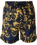 Versace Vjc Shorts Beach/swim Baroque/logo Detail A4gva104 25076