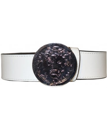 Versus Belt Embossed Lion Head Buckle