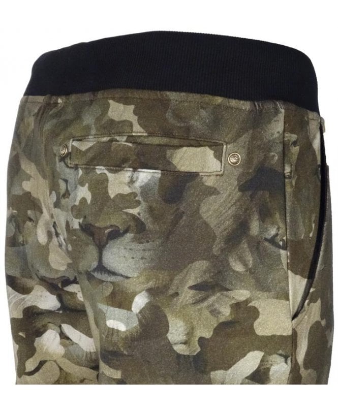 Versus Versace Bottons Lion Face Camo