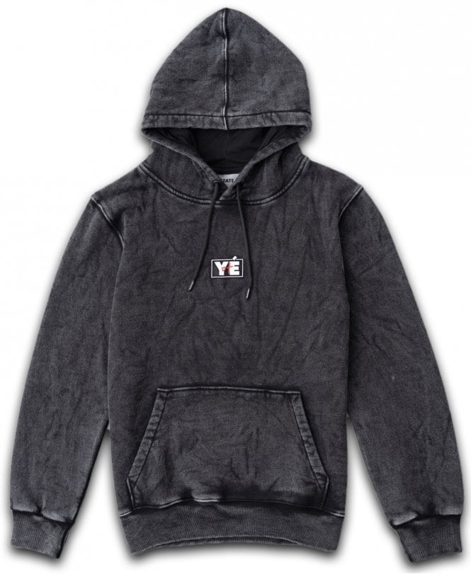 Ye State Hoody Logo Front Slogan Back